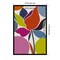 Amanti Art Framed Fabric Pinboard 25 x 37 Printed Bulletin Board for Use as a Vision Board or Wall Organization